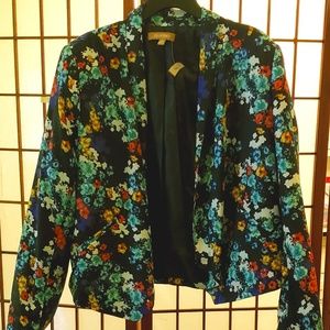 Beautiful Floral Business Jacket Size 14